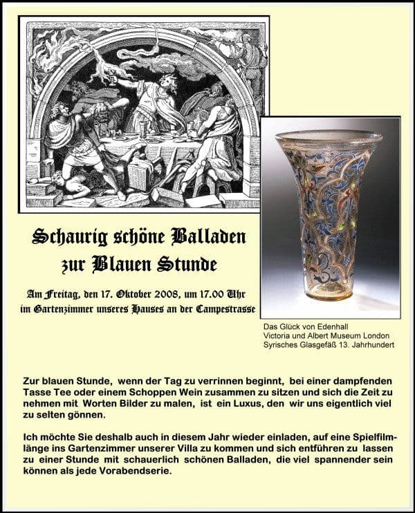 Einladung Blaue Stunde Einladung Blaue Stunde